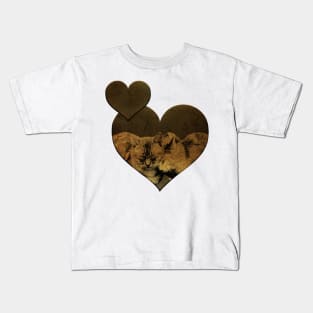 Love cat ornament vintage Kids T-Shirt